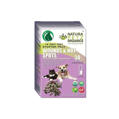 Wounds And Hot Spot Starter Pack For Dogs And Cats * - Cat Capsules / Size 3