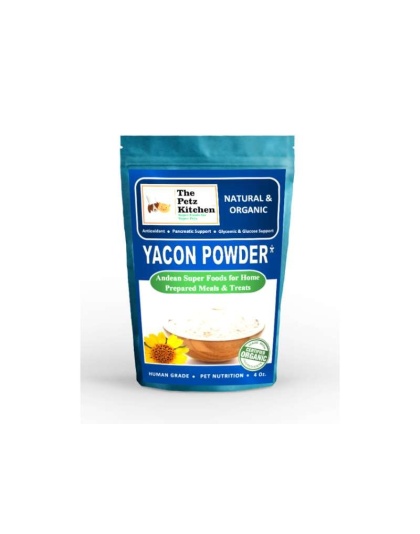 Yacon Leaf - Antioxidant Pancreatic Support* Glycemic & Glucose Support* The Petz Kitchen - Organic Human Grade Ingredients For Home Prepared Meals & Treats - 4 Oz