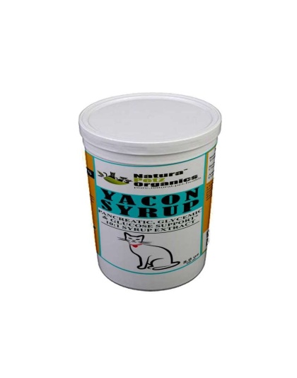 Yacon Leaf Syrup - Pancreatic Support* 10:1  The Petz Kitchen  Yacon Syrup 10:1 Alcohol Free  For Dogs & Cats* Meals & Treats - 8 OZ/CAT