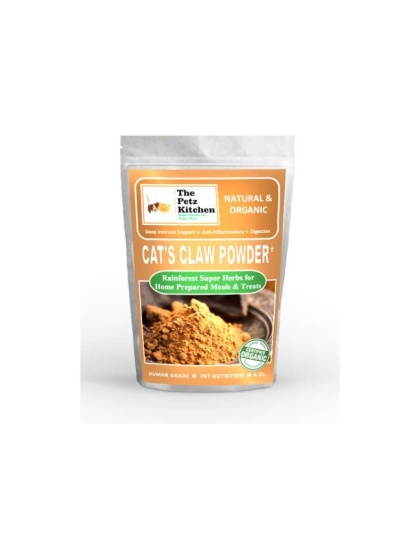 Cat'S Claw Powder Immune & Inflammation Support* The Petz Kitchen Organic & Human Grade Ingredients For Home Prepared Meals & Treats - 4 oz.