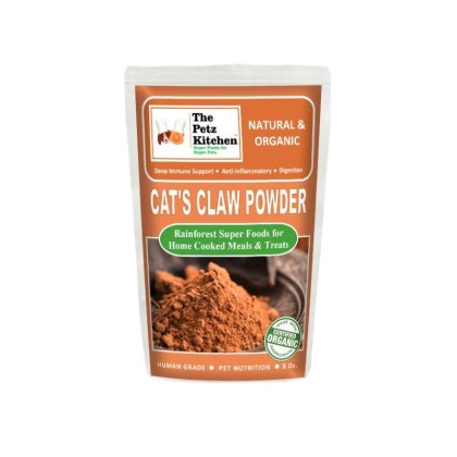 Cat'S Claw Powder Immune & Inflammation Support* The Petz Kitchen Organic & Human Grade Ingredients For Home Prepared Meals & Treats - 8 oz.