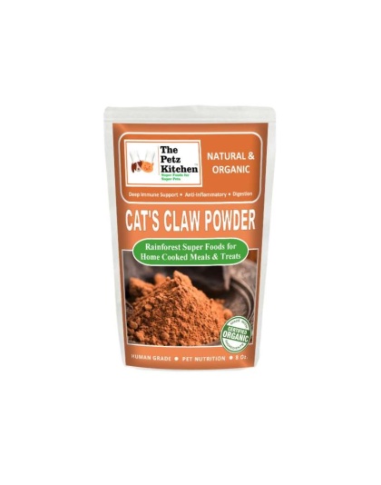 Cat'S Claw Powder Immune & Inflammation Support* The Petz Kitchen Organic & Human Grade Ingredients For Home Prepared Meals & Treats - 8 oz.