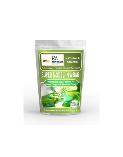Super Model In A Bottle Weight Support* The Petz Kitchen - Organic & Human Grade Ingredients For Home Prepared Meals & Treats - 4 Oz/ Bag