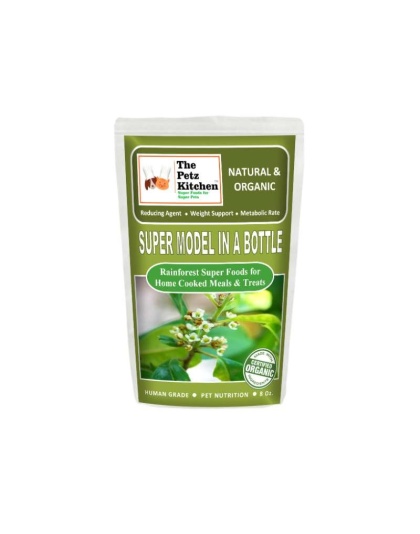 Super Model In A Bottle Weight Support* The Petz Kitchen - Organic & Human Grade Ingredients For Home Prepared Meals & Treats - 8 Oz./ Bag