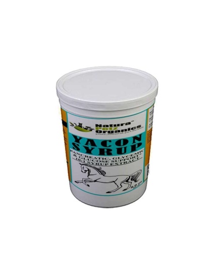 Yacon Leaf Syrup - Pancreatic Support* 10:1  The Petz Kitchen  Yacon Syrup 10:1 Alcohol Free  For Dogs & Cats* Meals & Treats - 8 OZ/EQUINE