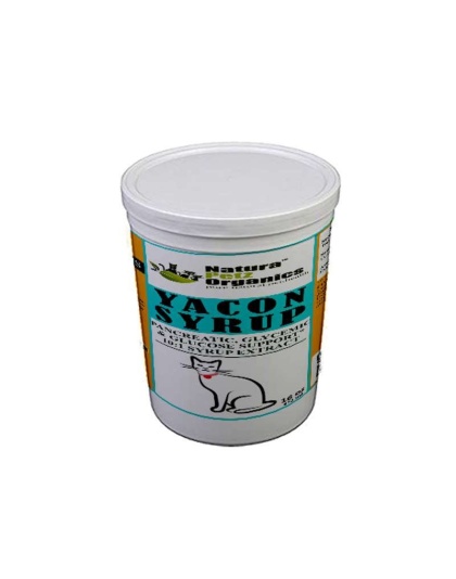 Yacon Leaf Syrup - Pancreatic Support* 10:1  The Petz Kitchen  Yacon Syrup 10:1 Alcohol Free  For Dogs & Cats* Meals & Treats - 16 OZ/CAT