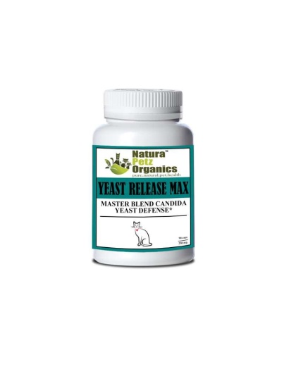 Yeast Release Max Capsules* Master Blend Candida Yeast Defense* For Dogs And Cats* - CAT 90 caps - 250 mg.
