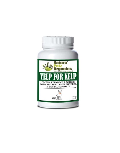 Yelp For Kelp - Omega 3 & 6 Thyroid & Whole Body Multi-Mineral, Vitamin & Dental Support* - DOG/ 150 caps / 500 mg / Size 1