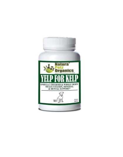 Yelp For Kelp - Omega 3 & 6 Thyroid & Whole Body Multi-Mineral, Vitamin & Dental Support* - DOG/ 90 caps / 500 mg / Size 1