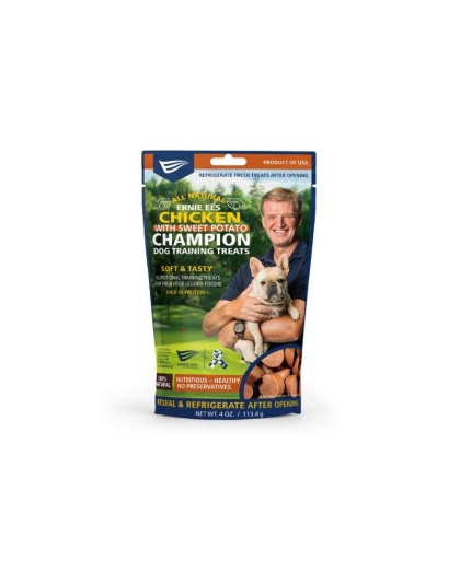 Ernie Els Champion Dog Treats made from Chicken and Sweet Potato