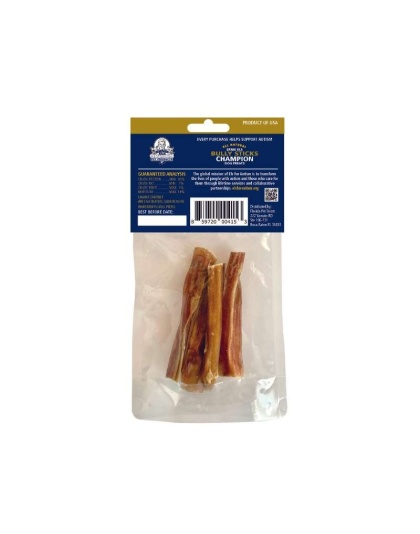Ernie Els Champion Bully Sticks - 4 x 5 Inch Pieces