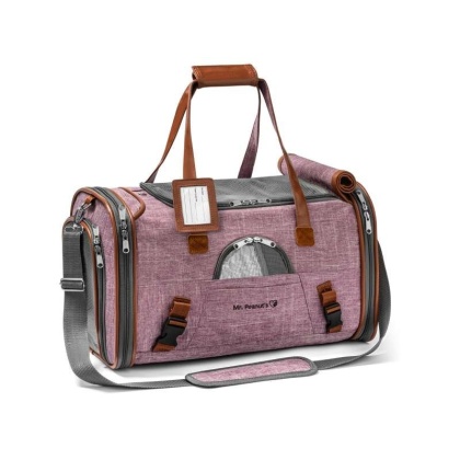 Purple - Mr. Peanut's Gold Series Pet Carrier - 18 in L x 10.5 in W x 11 in H