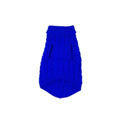 Regal Blue - Mr. Peanut's Knitted Acrylic Dog Sweaters - XX Large