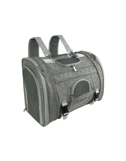 Mr. Peanut's Monterey Series Convertible Backpack Airline Capable Pet Carrier - 17 in L X 10 in W X 11 in H