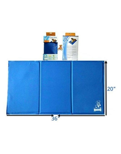 Mr. Peanut's Pet Chill Pad - Pressure Activated Cooling Non-Toxic Gel Pet Mat - XX Large 38X32 in