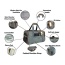 Twilight Gray - Mr. Peanut's Platinum Series Pet Carrier - 18inLx10.5inWx11inH