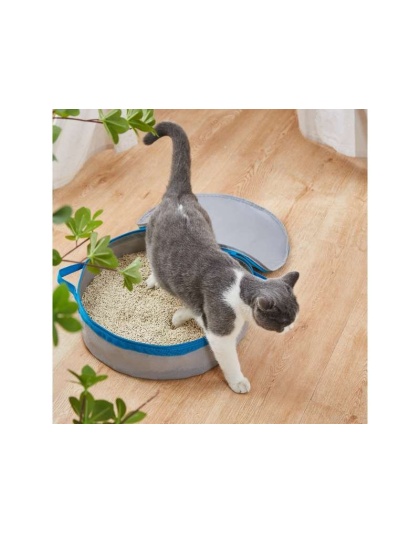 Mr. Peanut's PortaPotty Litter Box for Traveling Kitties - 15.5 x 4