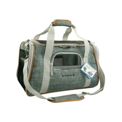 Snowflake Gray - Mr. Peanut's Platinum Series Pet Carrier - 18inLx10.5inWx11inH