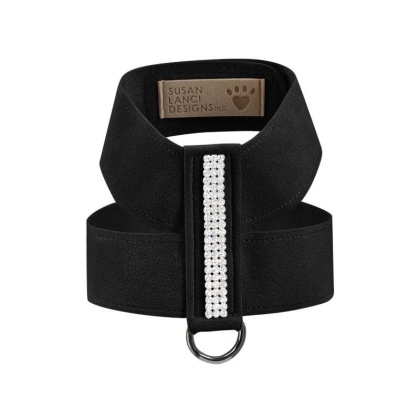 Black - Susan Lanci Designs 3 Row Giltmore Crystals Tinkie Harness - TC