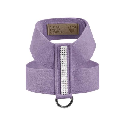 French Lavender - Susan Lanci Designs 3 Row Giltmore Crystals Tinkie Harness - TC