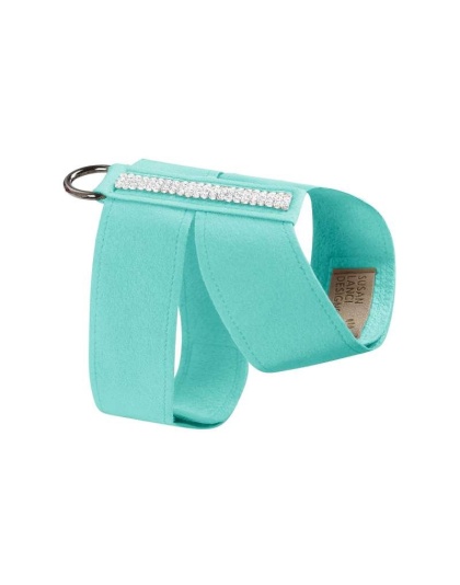 Tiffi Blue - Susan Lanci Designs 3 Row Giltmore Crystals Tinkie Harness - Small