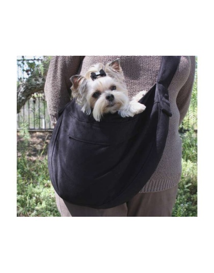 Black - Susan Lanci Designs Cuddle Carrier (Black Curly Sue Inside Lining) - 1