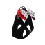 Black - Susan Lanci Designs Minnie Double Nouveau Bow Step In Harness - TC