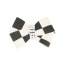 Windsor Check - Susan Lanci Designs Windsor Check Nouveau Bow Hair Bow - XS