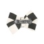 Windsor Check - Susan Lanci Designs Windsor Check Nouveau Bow Hair Bow - XS