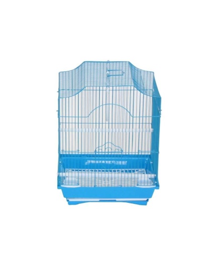 Blue - YML Cornerless Flat Top Cage - Medium - 13.3" x 10.8" x 16.5"
