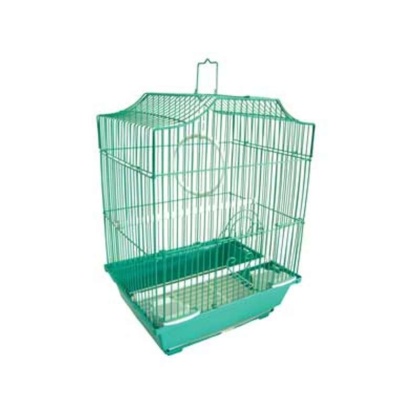 Green - YML Cornerless Flat Top Cage - Small - 11" x 9" x 14"