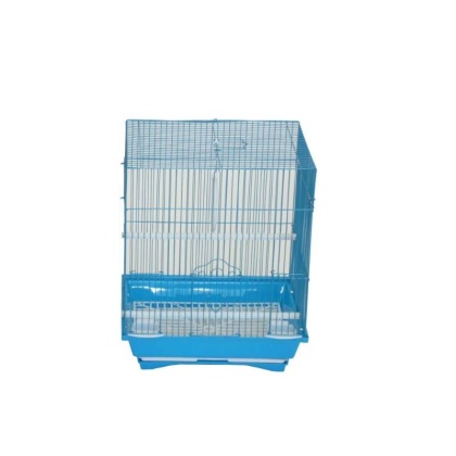 Blue - YML Flat Top Parakeet Cage - 13.3" x 10.8" x 16.5"