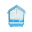 Blue - YML House Top Style Parakeet Cage - 11" x 9" x 16"