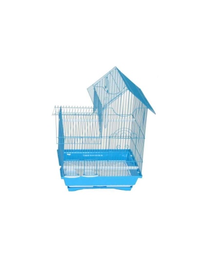 Blue - YML Villa Top Cage - Medium - 13.3" x 10.8" x 17.8"