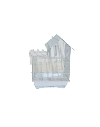 White - YML Villa Top Cage - Medium - 13.3" x 10.8" x 17.8"