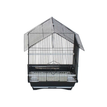 black - YML House Top Style Parakeet Cage - 11" x 9" x 16"