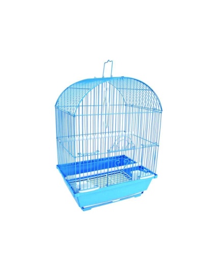 Blue - YML Round Top Style Parakeet Cage - 11 x 9 x 16