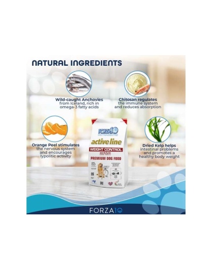 Forza10 Active Weight Control Diet Dry Dog Food - 8-lb bag