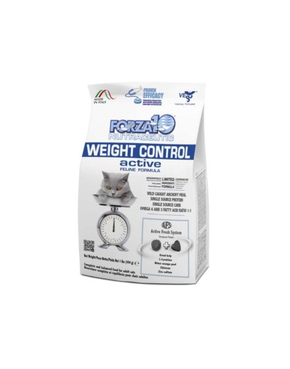 Forza10 Active Weight Control Diet Dry Cat Food - 1-lb bag