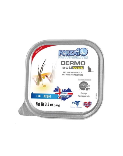 Forza10 ActiWet Dermo Support Icelandic Fish Recipe Canned Cat Food - 3.5-oz