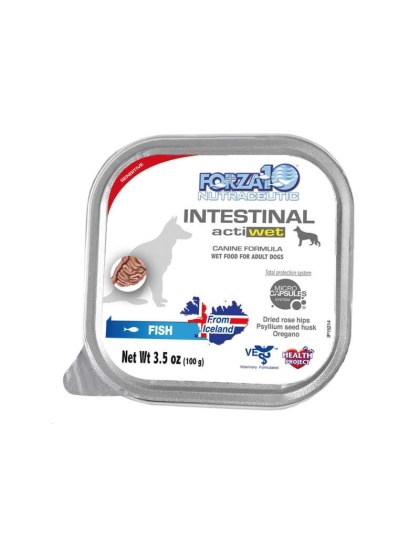 Forza10 Actiwet Intestinal Support Icelandic Fish Recipe Canned Dog Food - 3.5-oz