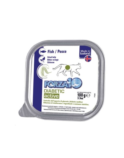 Forza10 ActiWet Diabetic Support Icelandic Fish Recipe Canned Cat Food - 3.5-oz