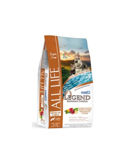 Forza10 Legend All Life Medium/Large Breed Grain-Free Dry Dog Food - 25-lb bag