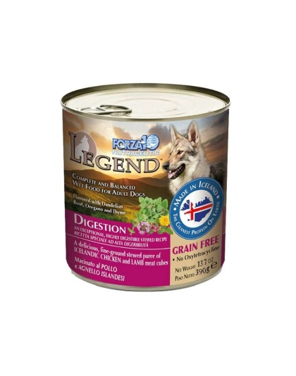 Forza10 Legend Digestion Icelandic Chicken & Lamb Recipe Grain-Free Canned Dog Food - 13.7 oz