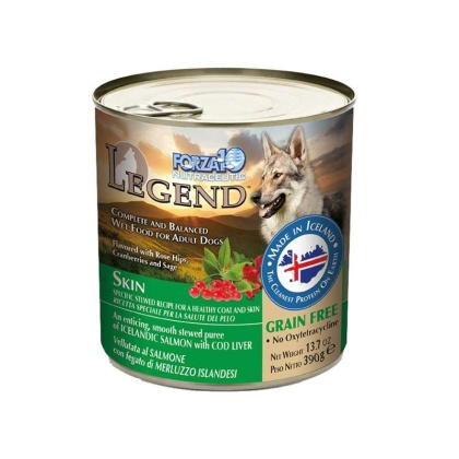 Forza10 Legend Skin Icelandic Fish Recipe Grain-Free Canned Dog Food - 13.7 oz
