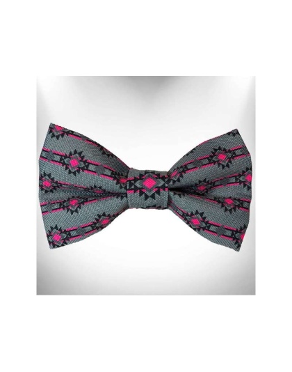 Pow Wow Pink Doggie  - Bow Tie - Large 5"x 2.5"