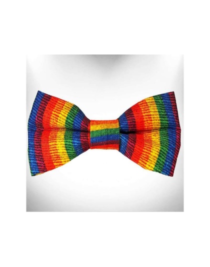Rainbow Pride Doggie  - Bow Tie - Large 5"x 2.5"