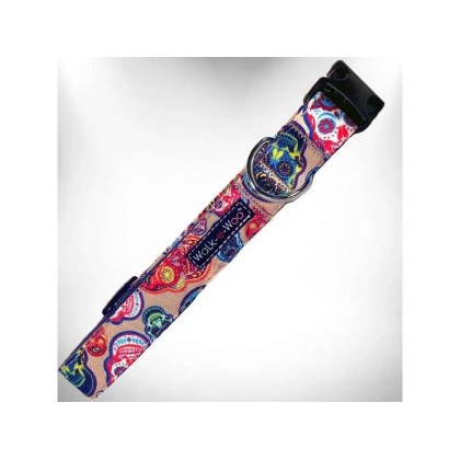 Day of the Dead - Day of the Dead - Dog Collars - M 1" width fits 12-18" neck