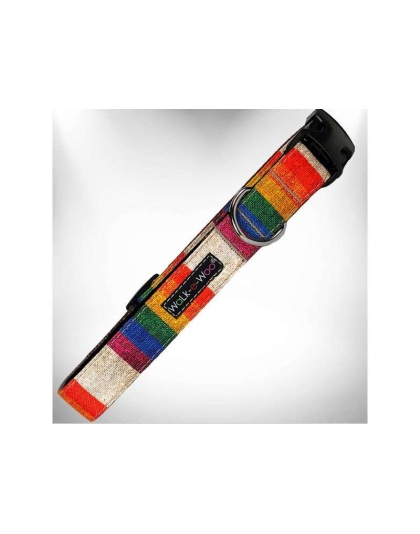 Rainbow Pride  - Dog Collars - XL 1.5" wide fits 18-28" neck