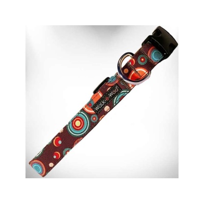 Chocolate - Martini Dog Collars - XL 1.5" wide fits 18-28" neck